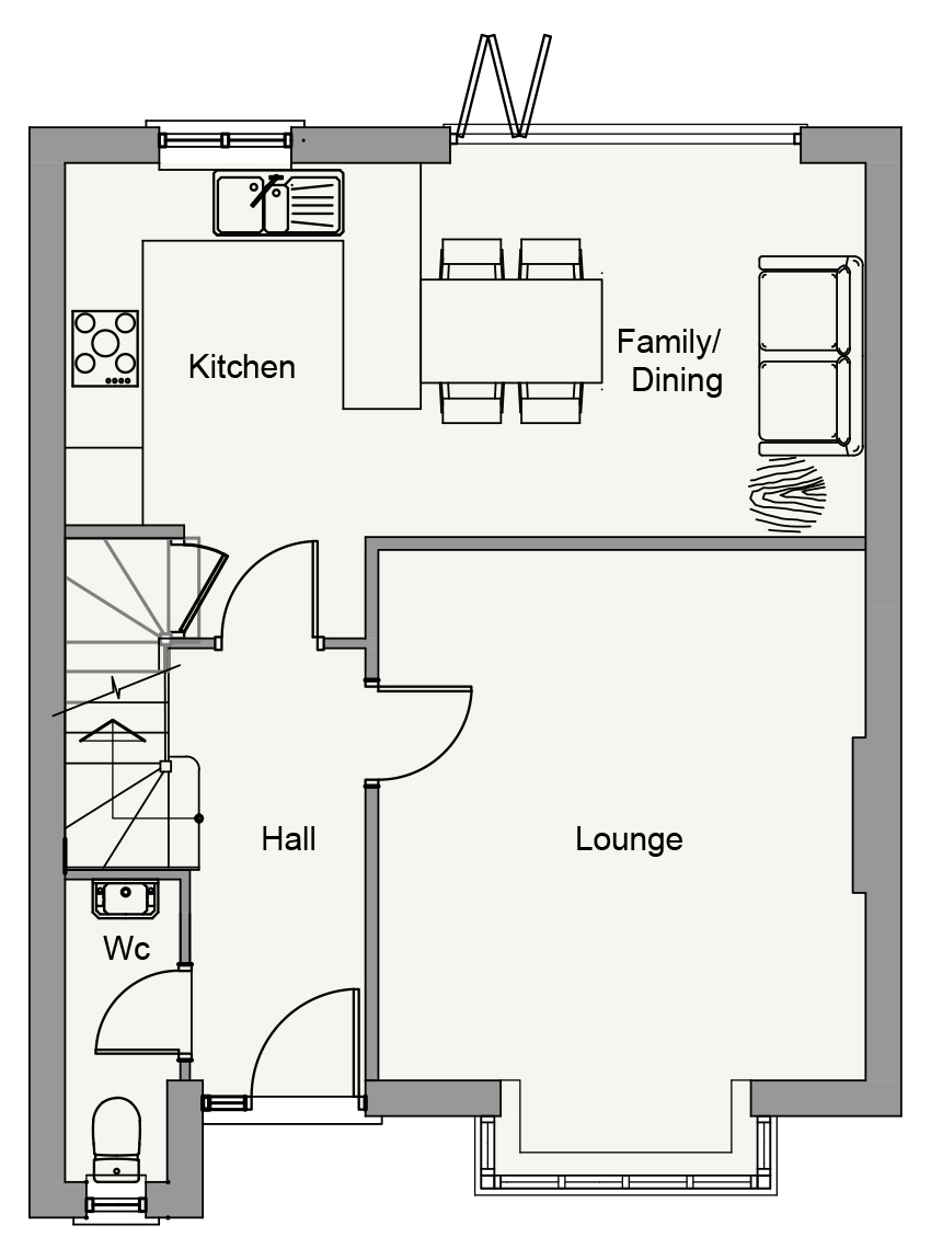 Ground Floor plan of Alexandra Ground Floor plan of Alexandra