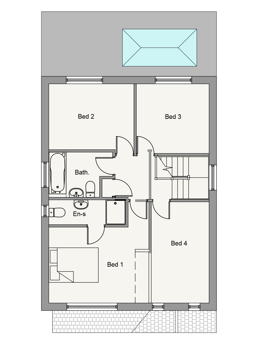 First Floor plan of Alila